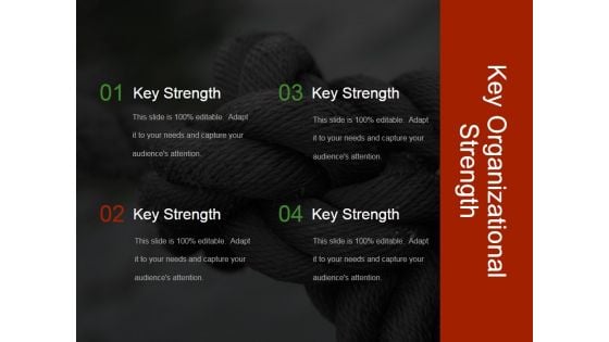 Key Organizational Strength Ppt PowerPoint Presentation Visual Aids