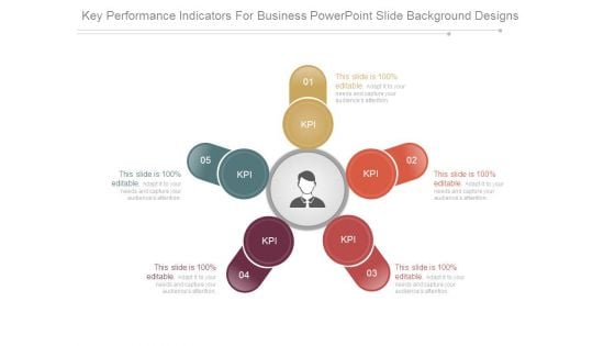 Key Performance Indicators For Business Powerpoint Slide Background Designs