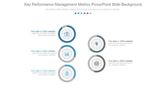 Key Performance Management Metrics Powerpoint Slide Background