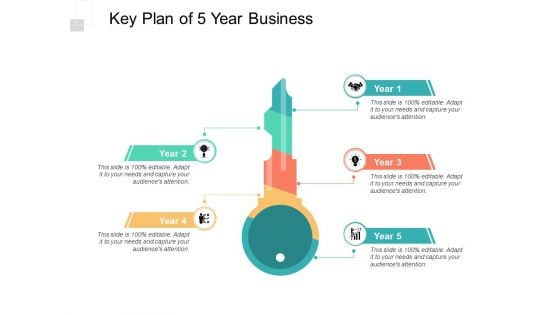 Key Plan Of 5 Year Business Ppt PowerPoint Presentation Ideas Outfit