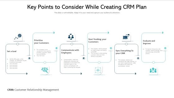 Key Points To Consider While Creating CRM Plan Ppt PowerPoint Presentation Show Vector PDF Key Points To Consider While Creating CRM Plan Ppt PowerPoint Presentation Show Vector PDF