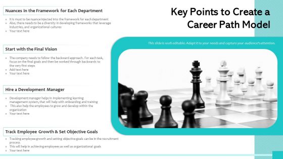 Key Points To Create A Career Path Model Ppt Powerpoint Presentation File Styles PDF