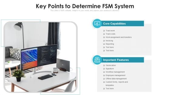 Key Points To Determine FSM System Ppt Ideas Inspiration PDF