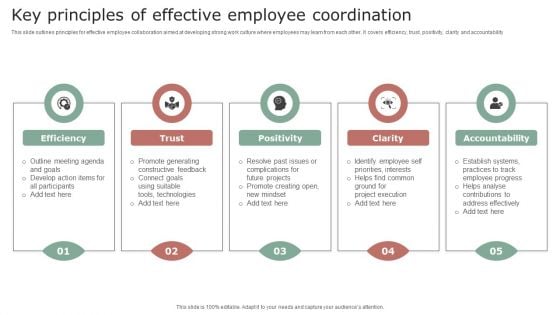 Key Principles Of Effective Employee Coordination Guidelines PDF Key Principles Of Effective Employee Coordination Guidelines PDF