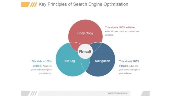 Key Principles Of Search Engine Optimization Ppt PowerPoint Presentation Rules