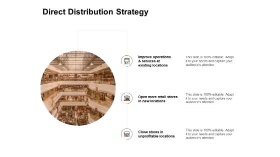Key Product Distribution Channels Direct Distribution Strategy Ppt Infographic Template Pictures PDF
