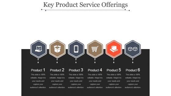 Key Product Service Offerings Template 2 Ppt PowerPoint Presentation Introduction