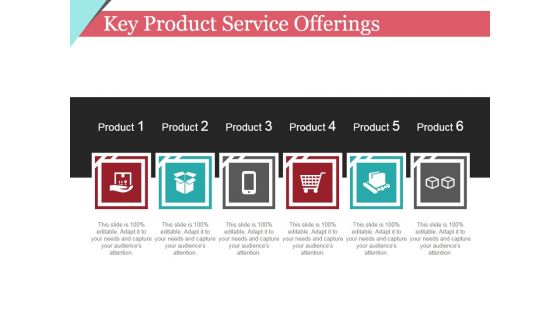 Key Product Service Offerings Template 2 Ppt PowerPoint Presentation Pictures Graphic Tips