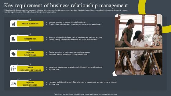 Key Requirement Of Business Relationship Management Ideas PDF