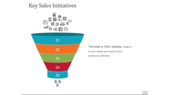 Key Sales Initiatives Template 1 Ppt PowerPoint Presentation Model Infographic Template