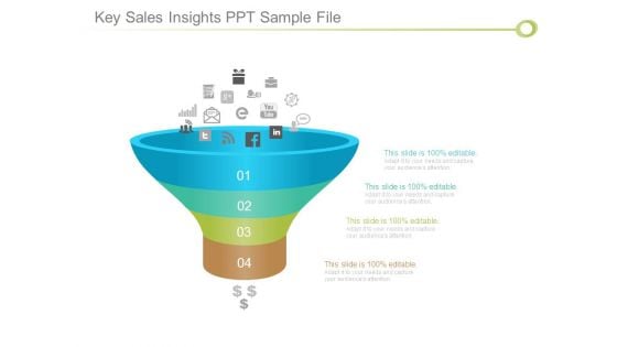 Key Sales Insights Ppt Sample File