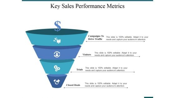 Key Sales Performance Metrics Ppt PowerPoint Presentation Infographic Template Samples