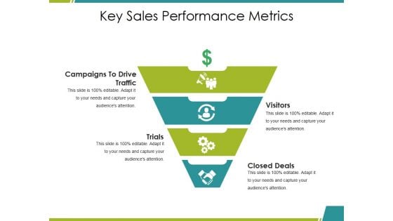 Key Sales Performance Metrics Ppt PowerPoint Presentation Layouts Graphics Template