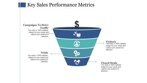 Key Sales Performance Metrics Ppt PowerPoint Presentation Show Demonstration