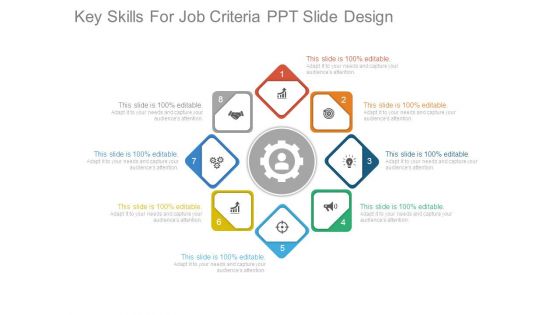 Key Skills For Job Criteria Ppt Slide Design