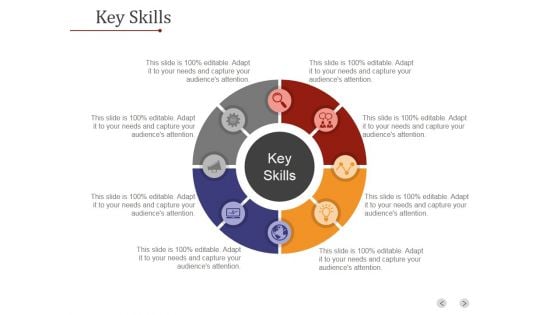 Key Skills Ppt PowerPoint Presentation Deck