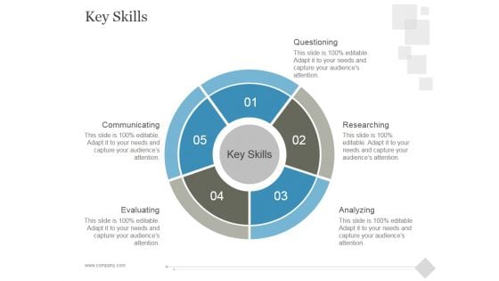 Key Skills Ppt PowerPoint Presentation Templates