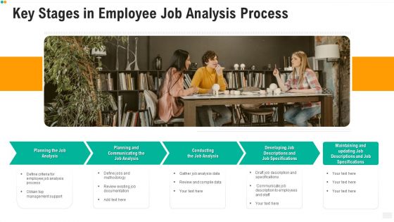 Key Stages In Employee Job Analysis Process Ppt PowerPoint Presentation File Background PDF