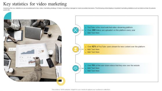 Key Statistics For Video Marketing Playbook For Social Media Platform Video Marketing Microsoft PDF