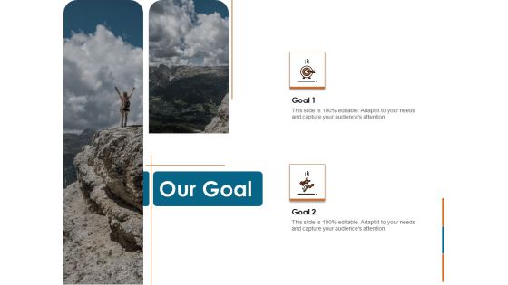 Key Statistics Of Marketing Our Goal Ppt PowerPoint Presentation Sample PDF