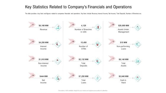 Key Statistics Related To Companys Financials And Operations Professional PDF Key Statistics Related To Companys Financials And Operations Professional PDF