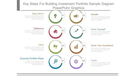Key Steps For Building Investment Portfolio Sample Diagram Powerpoint Graphics