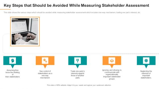 Key Steps That Should Be Avoided While Measuring Stakeholder Assessment Topics PDF