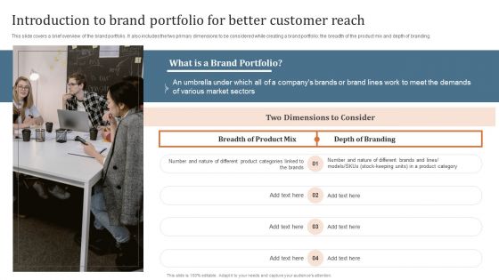 Key Steps To Develop Brand Portfolio Introduction To Brand Portfolio For Better Customer Reach Summary PDF Key Steps To Develop Brand Portfolio Introduction To Brand Portfolio For Better Customer Reach Summary PDF