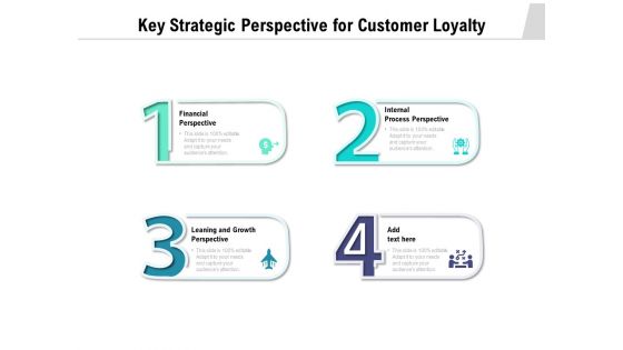 Key Strategic Perspective For Customer Loyalty Ppt PowerPoint Presentation Outline Summary PDF