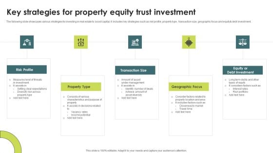 Key Strategies For Property Equity Trust Investment Themes PDF Key Strategies For Property Equity Trust Investment Themes PDF