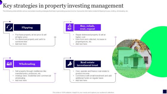 Key Strategies In Property Investing Management Designs PDF