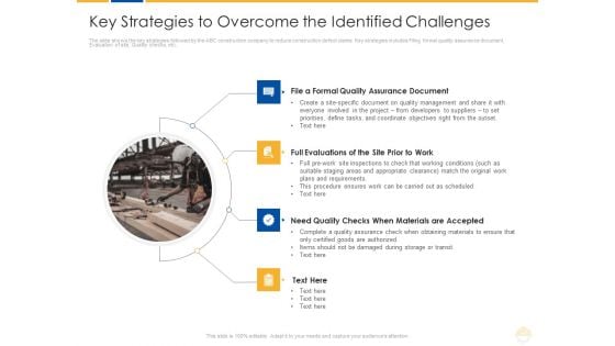 Key Strategies To Overcome The Identified Challenges Ppt Styles Example PDF