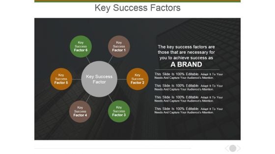 Key Success Factors Ppt PowerPoint Presentation Model Background