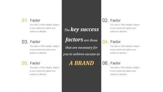 Key Success Factors Ppt PowerPoint Presentation Templates