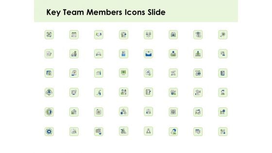 Key Team Members Icons Slide Ppt Show Sample PDF