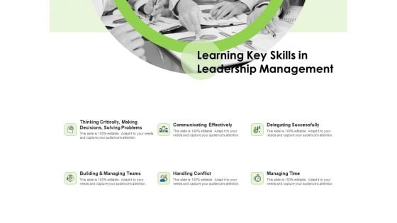 Key Team Members Learning Key Skills In Leadership Management Ppt Gallery Graphics PDF Key Team Members Learning Key Skills In Leadership Management Ppt Gallery Graphics PDF