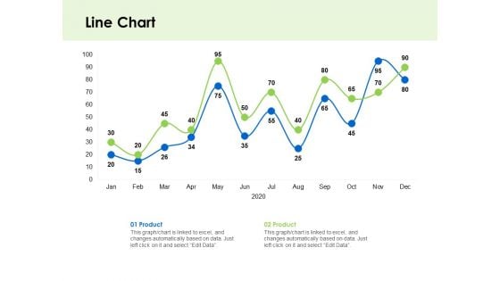 Key Team Members Line Chart Ppt Professional Aids PDF