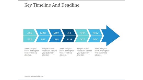 Key Timeline And Deadline Ppt PowerPoint Presentation Background Image