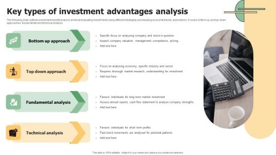 Key Types Of Investment Advantages Analysis Sample PDF