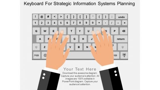 Keyboard For Strategic Information Systems Planning Powerpoint Template