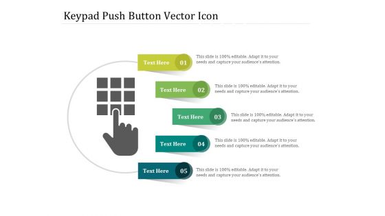 Keypad Push Button Vector Icon Ppt PowerPoint Presentation File Graphic Images PDF