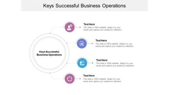 Keys Successful Business Operations Ppt Powerpoint Presentation Layouts Outfit Cpb