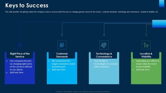 Keys To Success Ppt Slides Ideas PDF