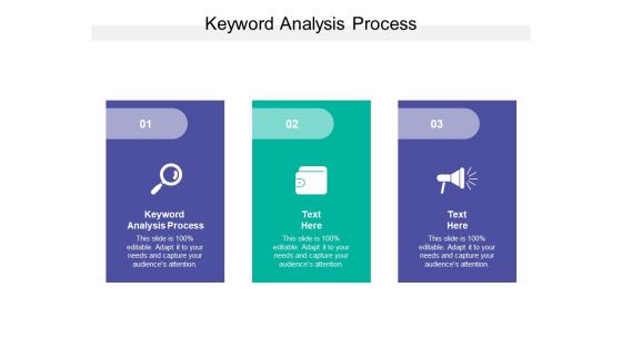 Keyword Analysis Process Ppt PowerPoint Presentation Styles Example Cpb