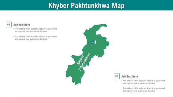 Khyber Pakhtunkhwa Map PowerPoint Presentation Ppt Template PDF