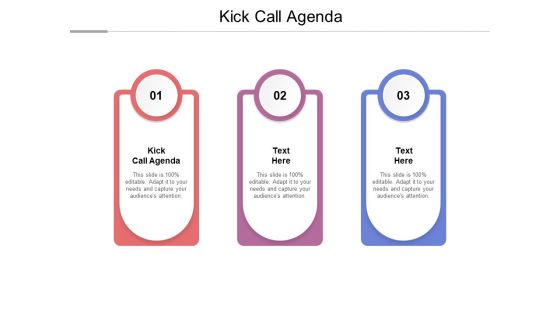 Kick Call Agenda Ppt PowerPoint Presentation Layouts Objects Cpb Pdf