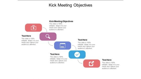 Kick Meeting Objectives Ppt PowerPoint Presentation Ideas Structure Cpb Pdf