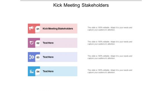 Kick Meeting Stakeholders Ppt PowerPoint Presentation Portfolio Picture Cpb Pdf