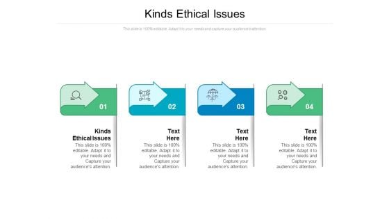 Kinds Ethical Issues Ppt PowerPoint Presentation Outline Inspiration Cpb