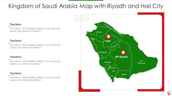 Kingdom Of Saudi Arabia Map Connecting Dots Ppt PowerPoint Presentation Complete Deck With Slides